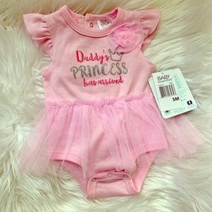 Daddy’s princess has arrived pink tutu outfit